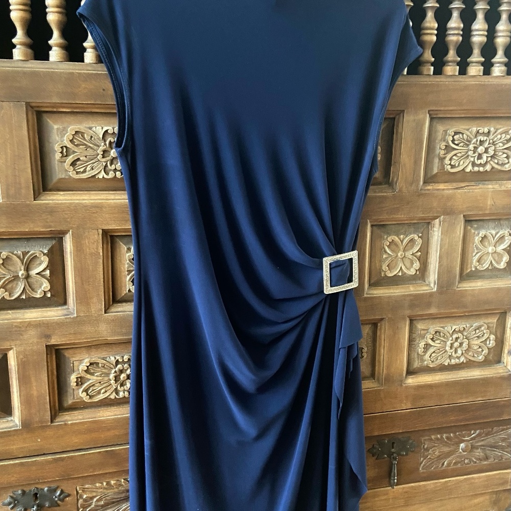 Joseph Ribkoff Midnight Blue Dress Size 10
